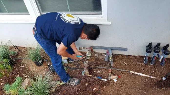 Outdoor main line & valve work