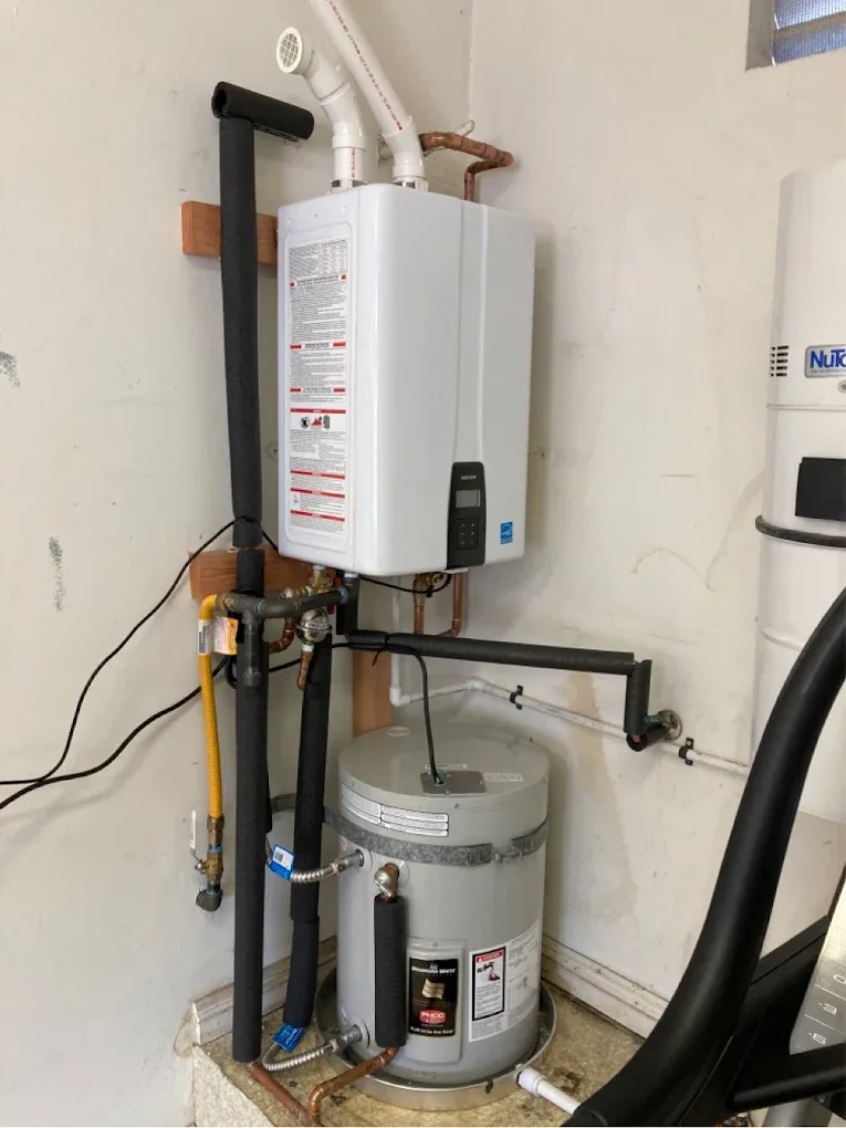 Tankless & tank water heater installation